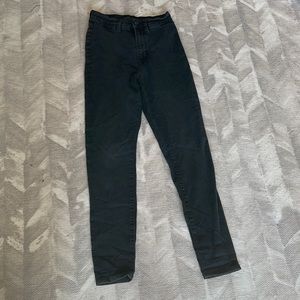 Kendall + Kylie skinny jeans black. Size 0. High waist